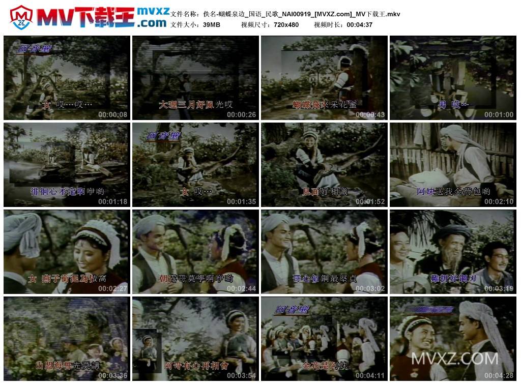 佚名-蝴蝶泉边_国语_民歌_NAI00919